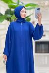 Hacer Namaz Elbisesi Saks Mavisi