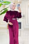 Btk müjgan abiye 6169  bordo
