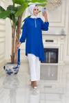 Btk nalan tunik 6138  saks mavisi