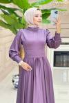 Btk züleyha elbise 6177 lila