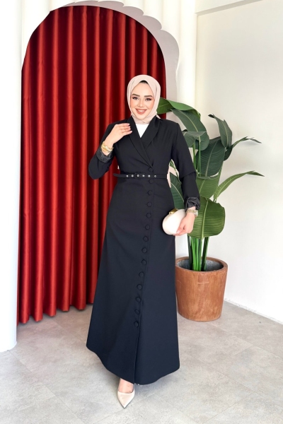 Irmak Elbise Siyah 