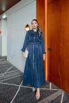 Amine Elbise Lacivert 