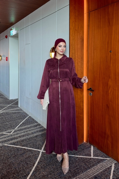 Amine Elbise Bordo