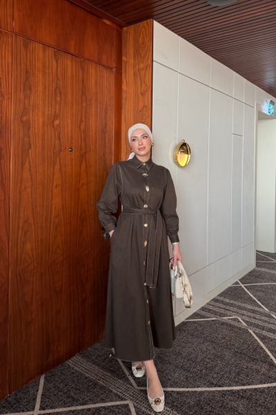 Esma Elbise Kahverengi