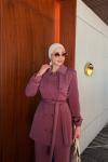 Melis Pantolonlu Takım Gül Kurusu