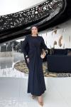 Asena Elbise Lacivert