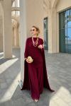 Miray Pantolon Takım Bordo