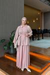 Seda Pantolon Takım Pembe