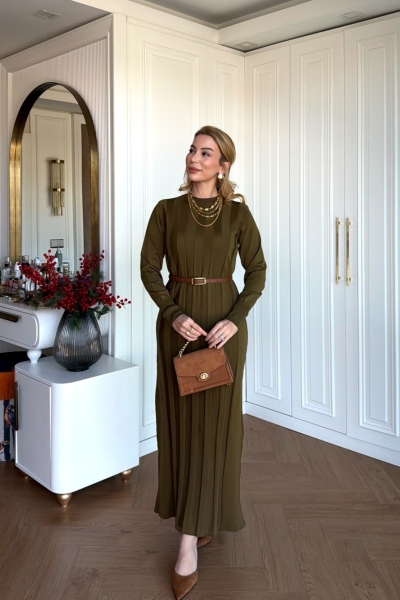 Arzu Elbise yeşil