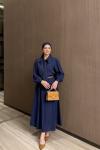 Hasibe Etekli Takım Koyu Mavi