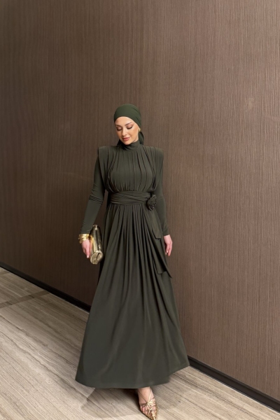 Aslı Elbise Haki