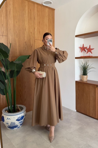 Büşra Elbise Vizon