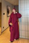 Gamze Pantolon Takım Bordo
