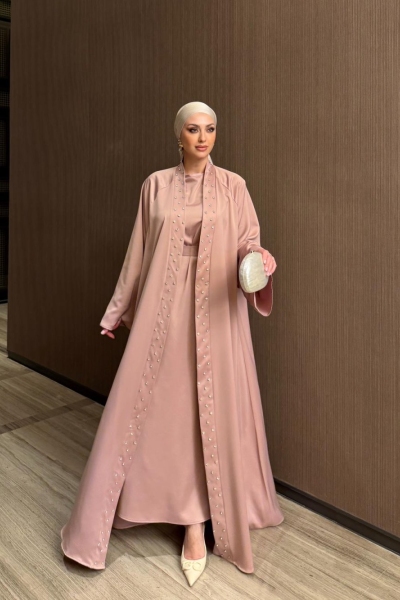  Vildan Abaya Pembe