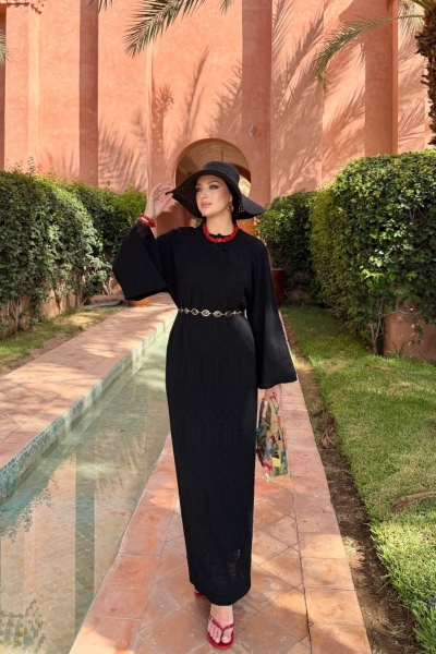 Serenay Elbise Siyah 