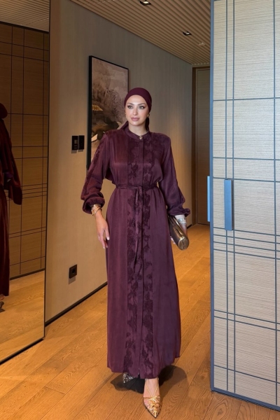 Kumru Elbise Bordo 