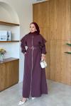 Fazilet Elbise Bordo 