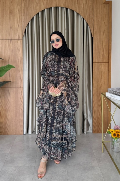 Semiha Elbise Siyah 