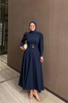 Filiz Elbise Lacivert 