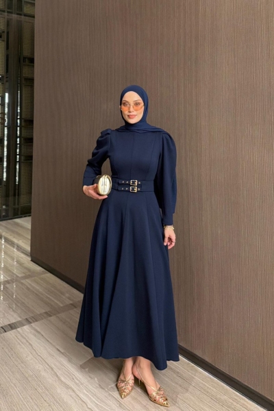Filiz Elbise Lacivert 
