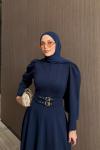 Filiz Elbise Lacivert 