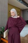 Hera Pantolon Takım Bordo 