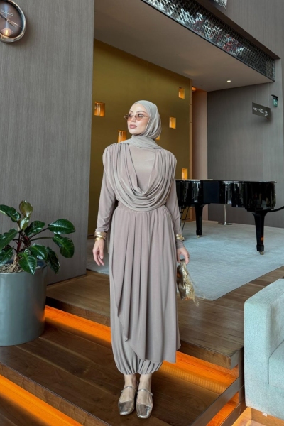 Tülin Pantolon Takım Vizon