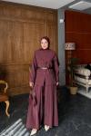 Elvan Pantolon Takım Bordo 