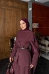 Elvan Pantolon Takım Bordo 