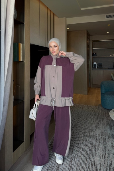 Seçen Pantolon Takım Bordo 