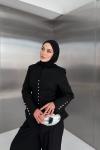 Nesrin Pantolon Takım Siyah 
