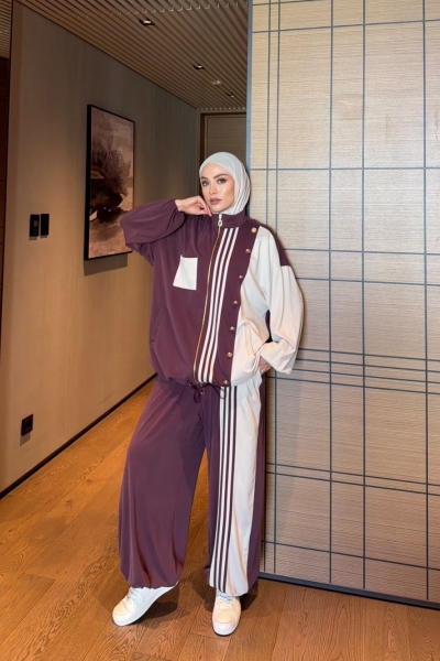 Selman Pantolon Takım Bordo 