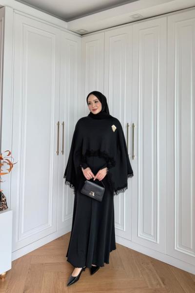 Aysel Elbise Siyah 