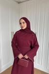 Bala Elbise Bordo 