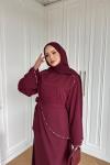 Bala Elbise Bordo 