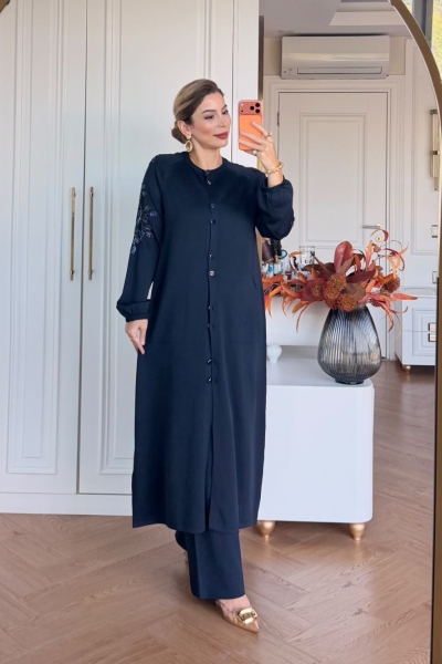 Işık Pantolon Takım Lacivert 