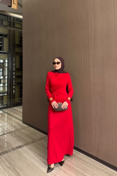 Armina Elbise Kırmızı 