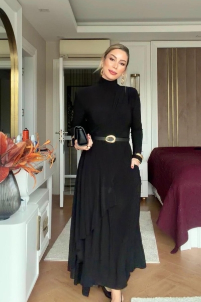 Hande Elbise Siyah