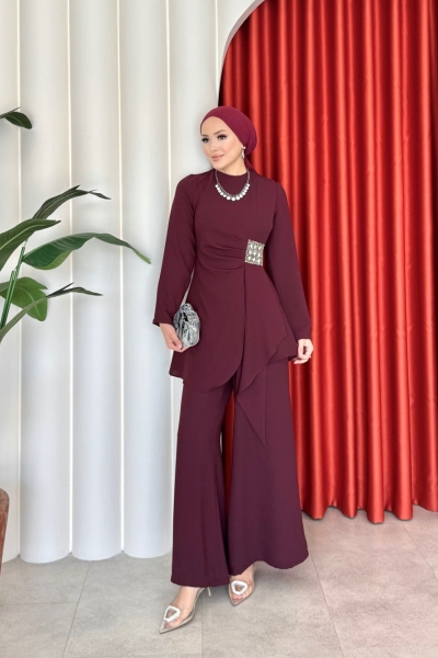 İlknur Takım Bordo