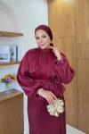 İncila Etek Takım Bordo