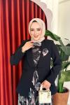 Müberra Elbise Takım Siyah
