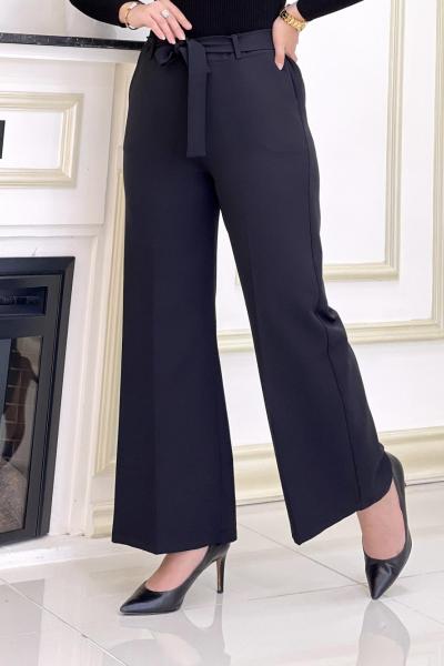 Bol Paça Pantalon Siyah