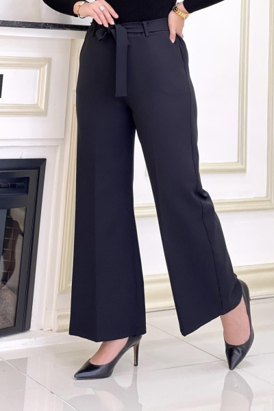 Bol Paça Pantalon Siyah