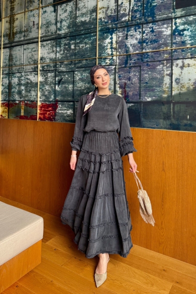 Selin Etekli Takım Siyah