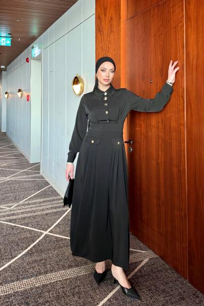 Türkan Elbise Siyah