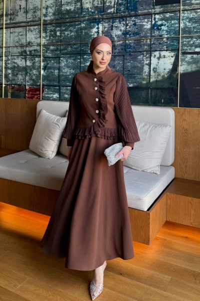 Zeliha Takım Kahverengi