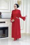 Btk Defne Elbise 4223 Kırmızı