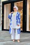 Btk Setenay Kimono 3 Lü Takım 4565 Mavi